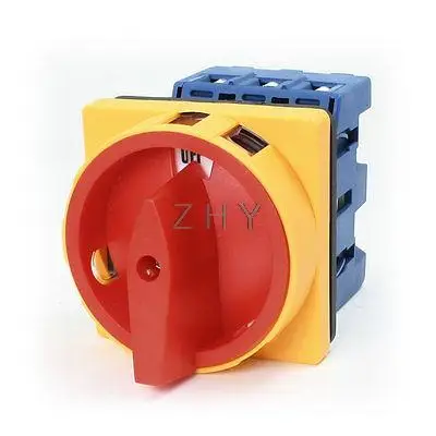 

AC 380V 40A 6 Terminals 2 Positions On-Off Rotary Cam Changeover Switch