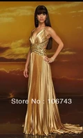 free shipping 2018 best seller new style sexy backless brides custom size beading draped prom party gown bridesmaid dresses