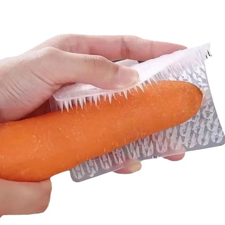 Многофункциональная пищевая силиконовая щетка для фруктов и овощей кухонный