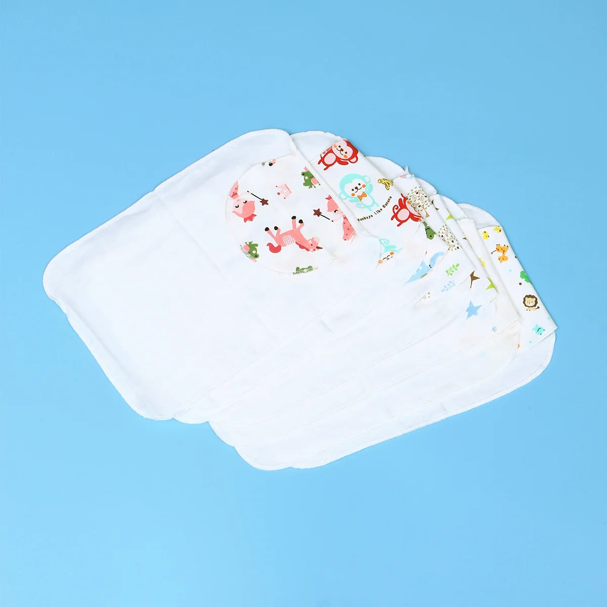 

7 шт., хлопковое впитывающее полотенце для младенцев