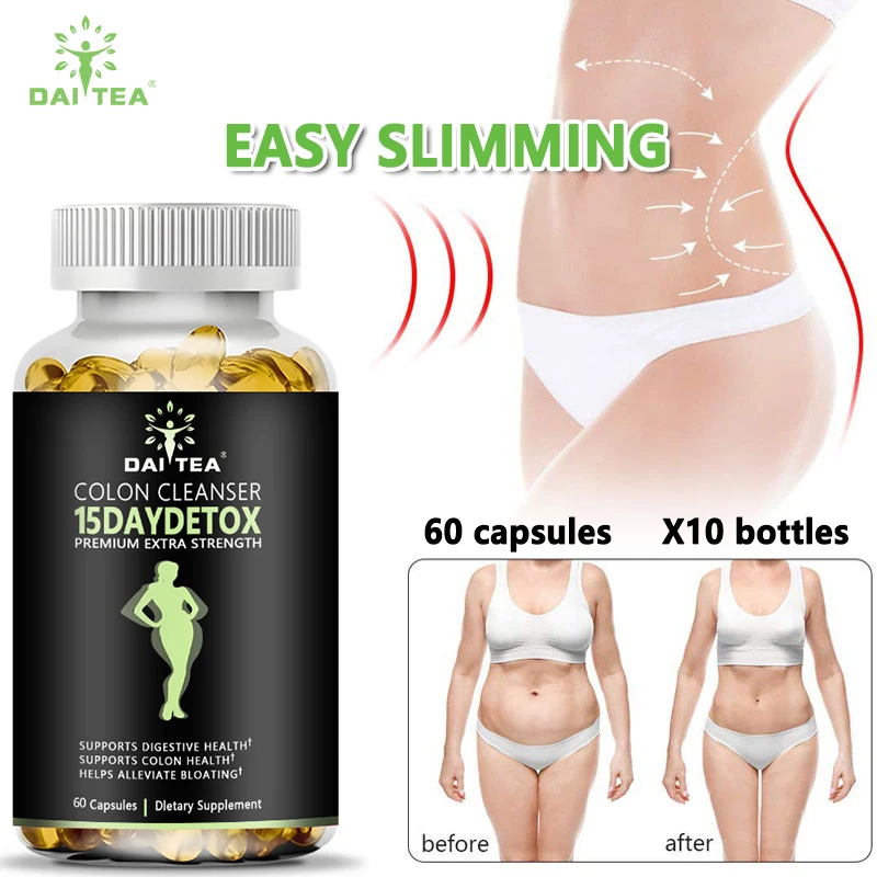 

Daitea Colon Cleanse Weight Loss Capsules, Detox, Sleep Aid, Weight Loss, Burn Fat & Cellulite Dietary Supplement