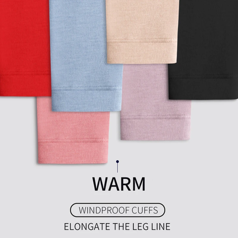 MiiOW Thermal Underwear Set Women & Men Couple Winter Warm Shirt Round Neck wear inside Solid soft Breathable Ladies Clothes