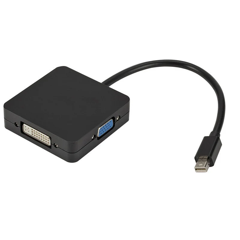 

Адаптер Mini DisplayPort DP-HDMI-совместимый с VGA DVI 4K, 25 шт.