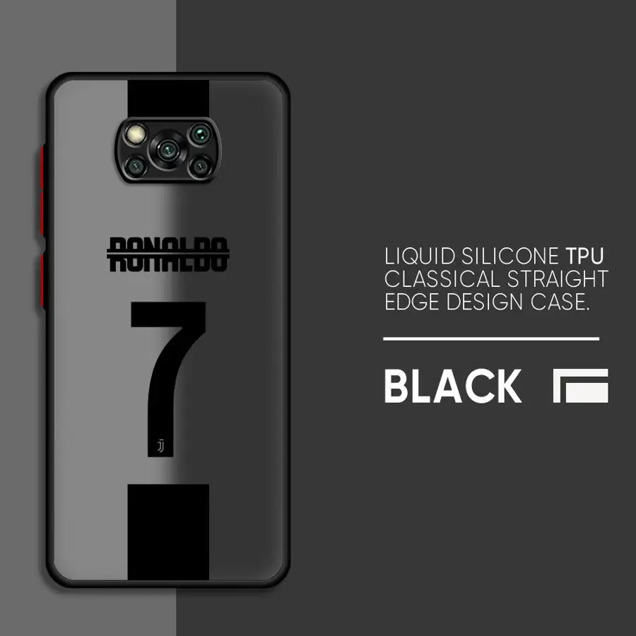 Spuerstar CCR7-M-messi Matte Case for Xiaomi Poco X3NFC X4 GT F3 X5Pro M5 X3 Pro M5s C40 C50 C51 Phone Cover Shell