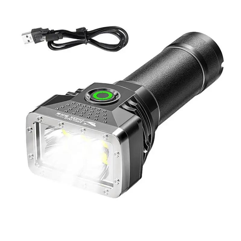 

Bright Mini Portable Flashlight USB Rechargeable Multi-function Zoom Torches Mini Flashlight Waterproof Camping Light