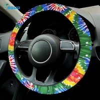 diving cloth material car steering wheel cover creative fashion personality steering wheel cover car interior accessories