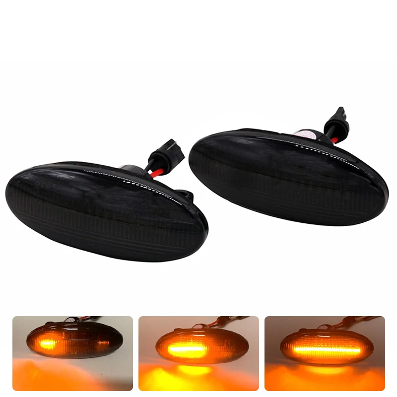 

Dynamic Flowing LED Side Marker Turn Signal Light for Renault Koleos 2008-2011 OEM# 26160-8990A 261608990A