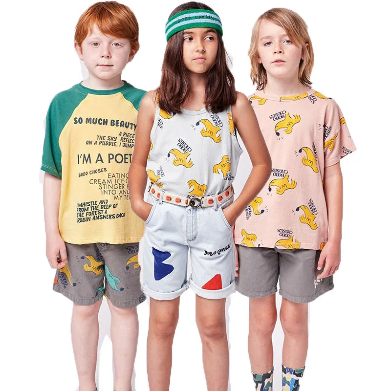 

Джинсовые шорты для мальчиков и девочек, весна-лето 2022, короткие брюки для детей, детские брюки, джинсовая детская одежда