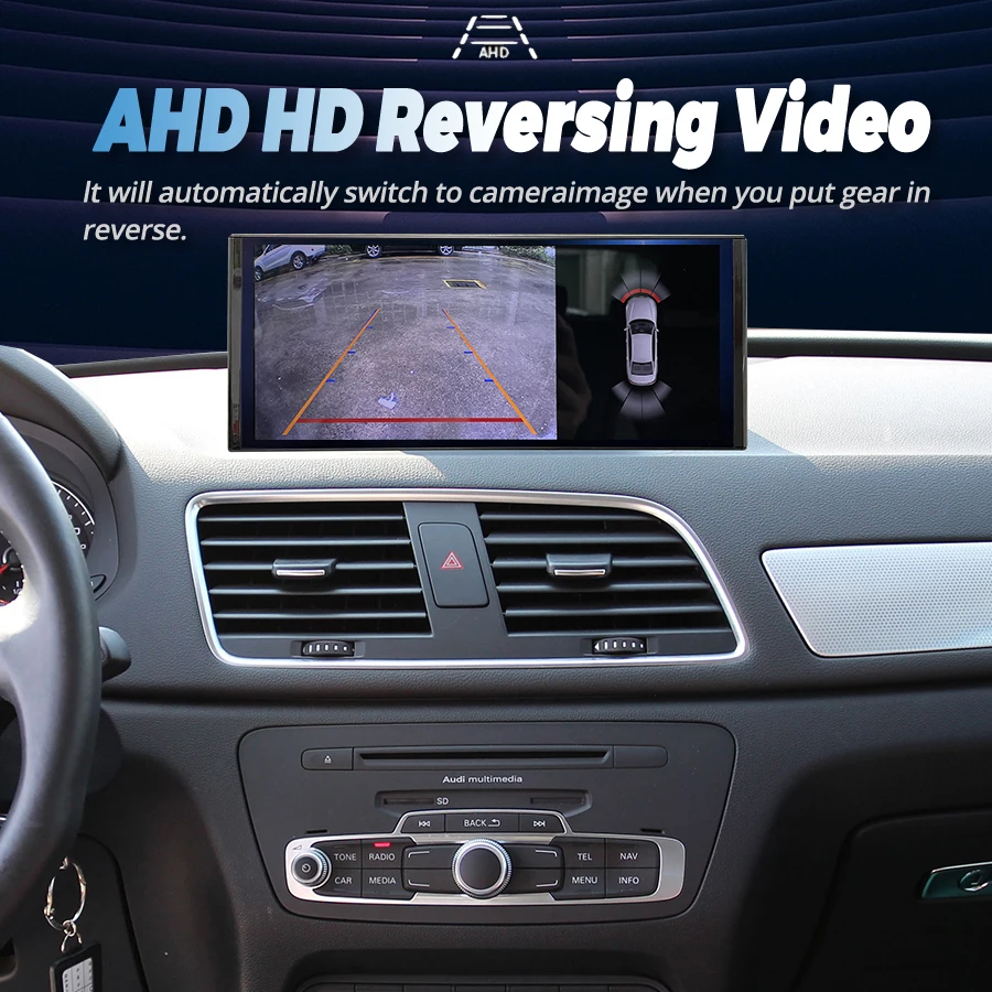 Android Auto стерео экран для Audi Q3 2013-2018 RHD LHD автомобильный радиоприемник навигация