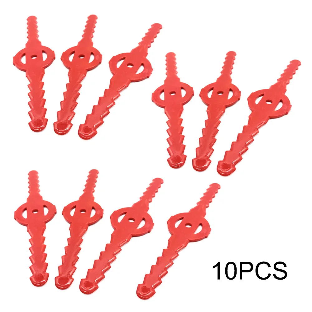 

10pcs Grass Trimmer Plastic Blade Set Replacement For String Trimmer Accessories Lawn Mower Blades Garden Power Tool