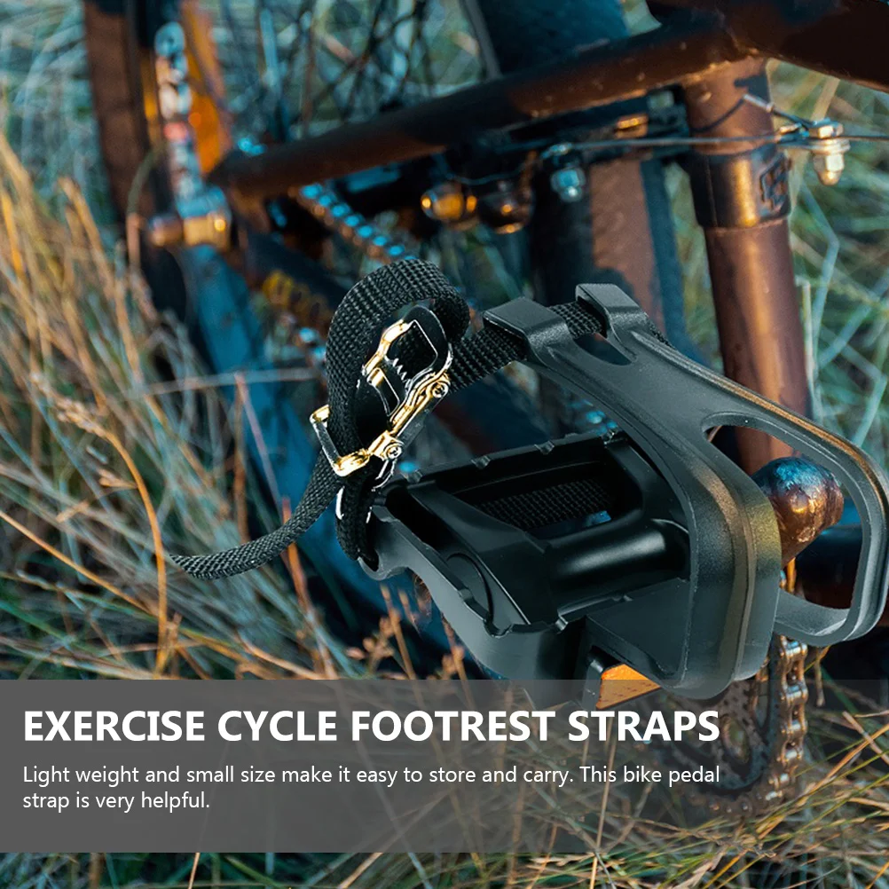 8 шт. ремни для педалей регулируемые аксессуары велосипеда противоскользящая