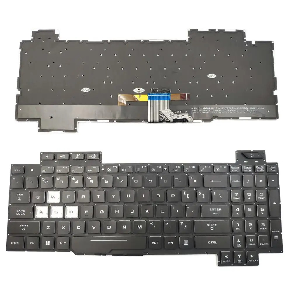 

New Laptop Keyboard For Asus ROG Strix Scar II GL704 GL704GM GL704GM-DH74 GL704GV GL704GV-DS74 GL704GW GL704GW-PS74 US Backlit
