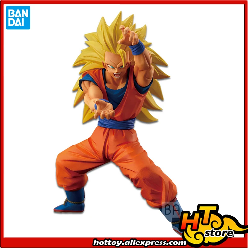 100% Оригинальные фигурки BANDAI Spirit Chousenshi Retsuden Ch.4 Коллекция-супер сайян 3 Сон Гоку из «Dragon Ball Super»