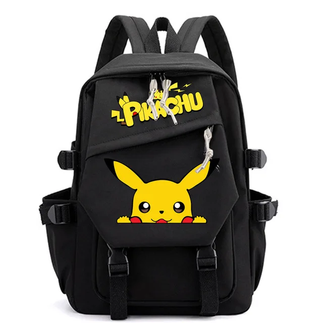 

Mochila pokemon and Pikachu Backpacks Boys Girls Bookbag Students School Bags Cartoon Kids Rucksack Anime travel backpack