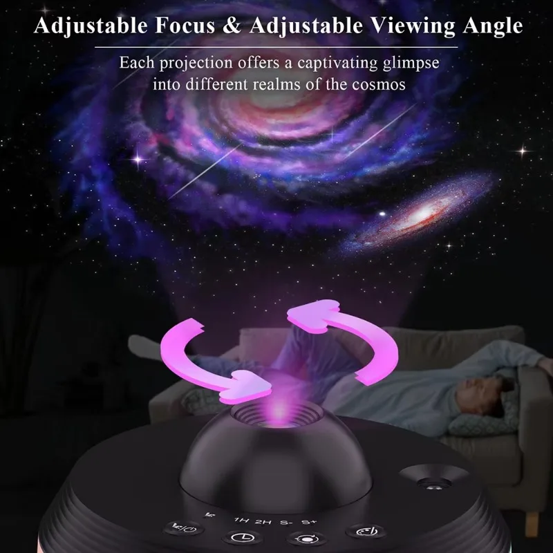 13 1 планетарий 4K Метеорит Галактика Звезда проектор умный вращение на 360 градусов