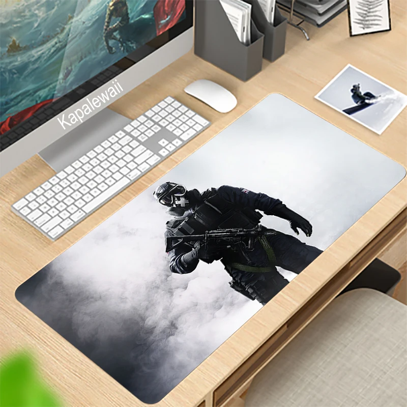 

Rainbow Six Mouse Mat Keyboard Shortcuts Large Mouse Pad Gamer Gaming Mouse Mat Carpet Laptop Game Office Desk Top Pad 800*300mm