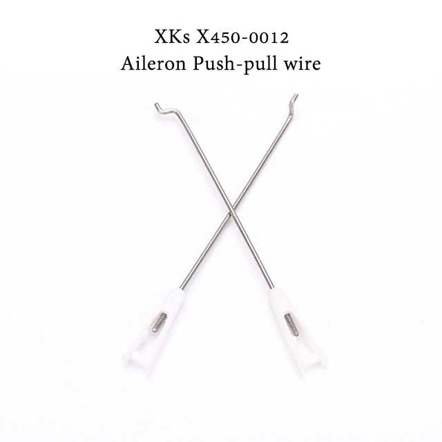 

WLtoys XK X450 RC Glider Plane Original Accessories Spare Parts 0012 Aileron push pull steel wire group 2pcs/set