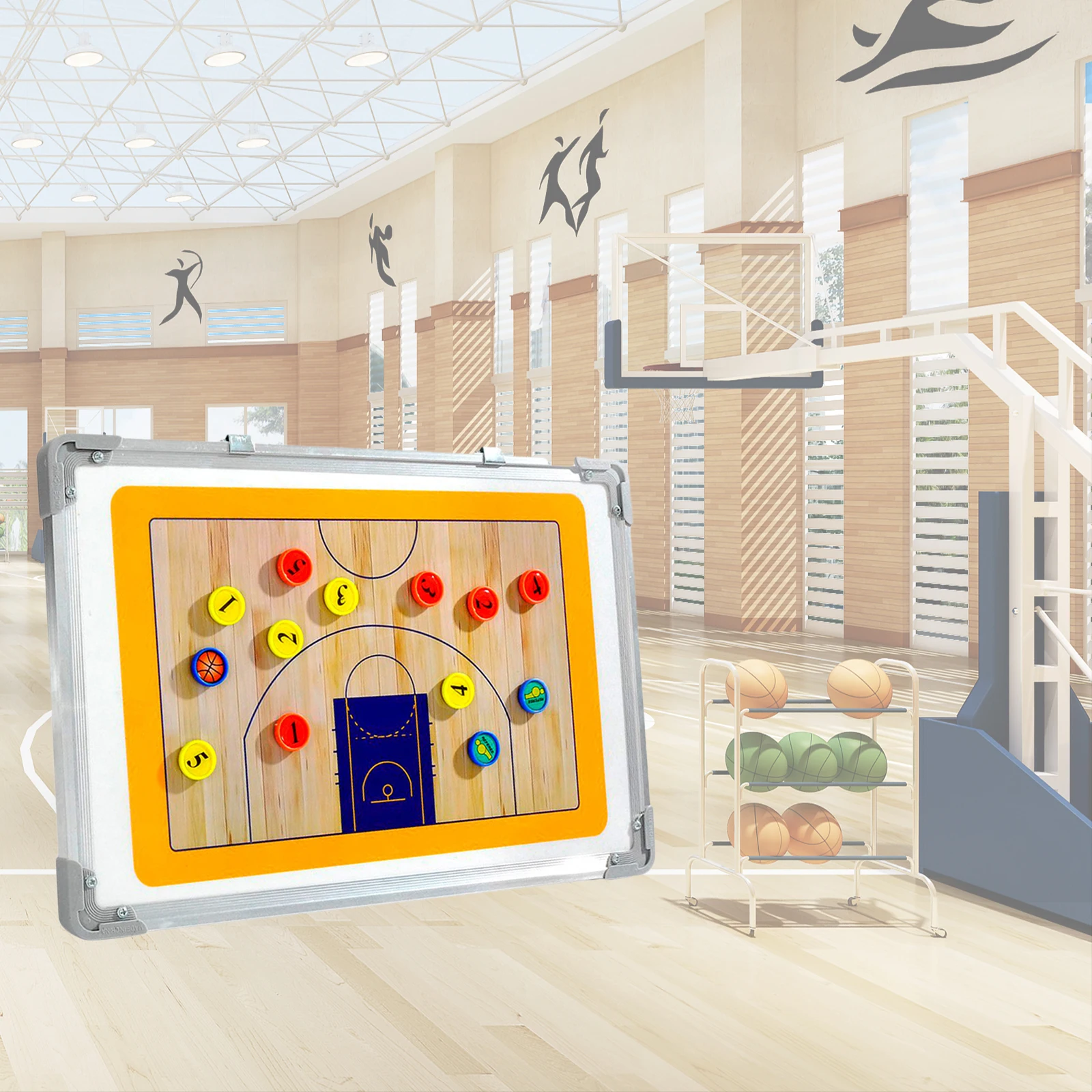 

Basket Coaching Board Coaches Accessories for Competition Techniques