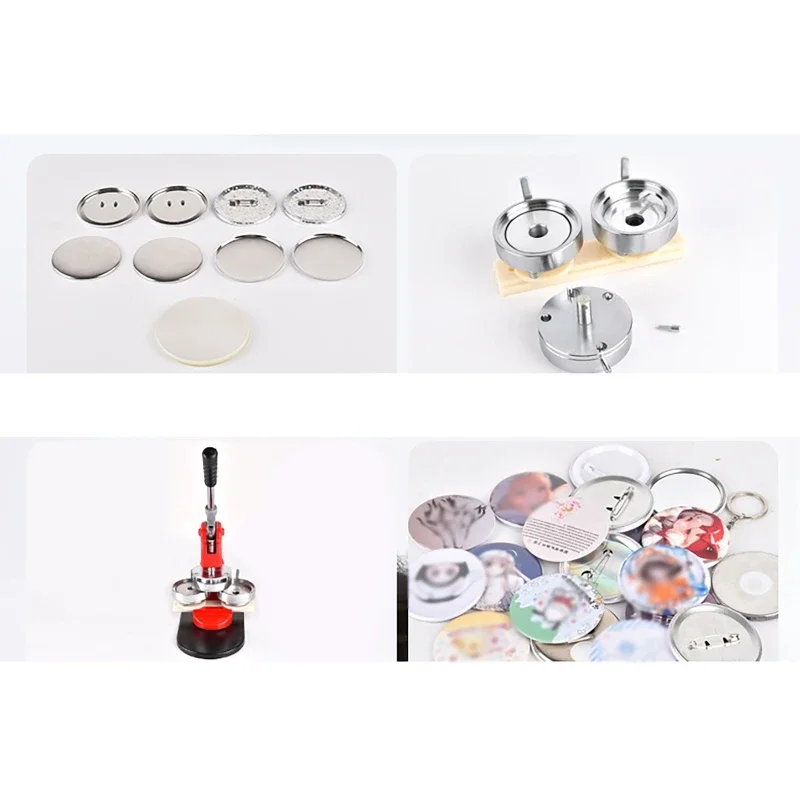 100 шт. металлические детали для пуговиц 58 мм машины изготовления круглая машина