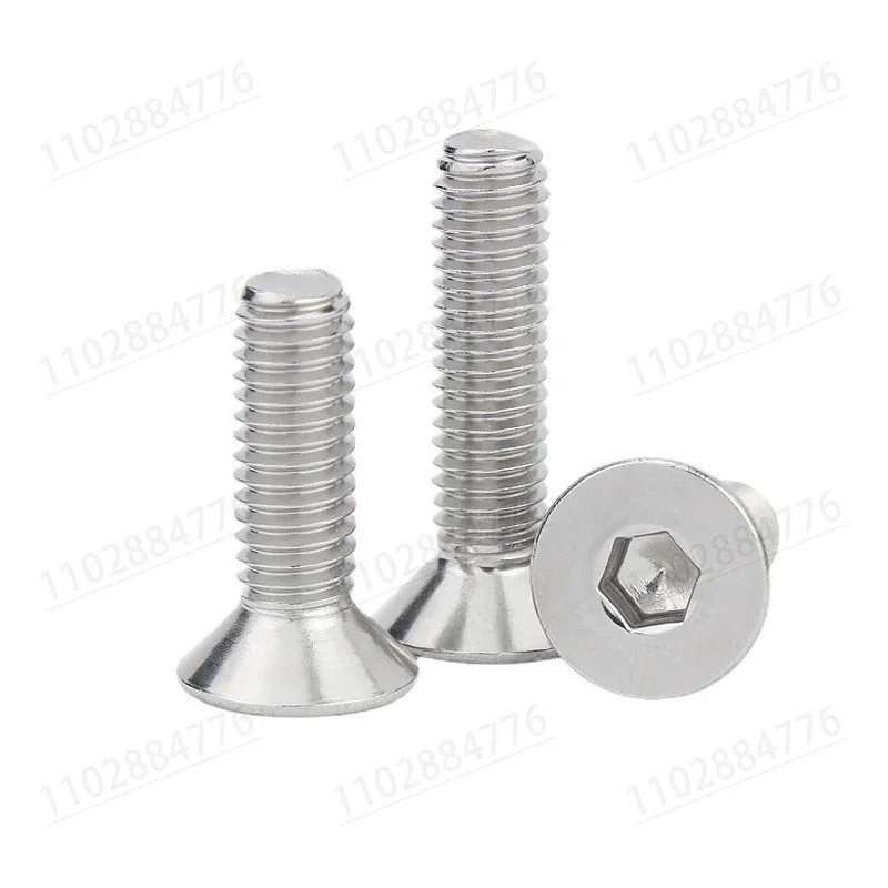 DIN7991 Болты с шестигранной головкой из нержавеющей стали 304 M2 M3 M4 M5 M6 M8 M10 винт и