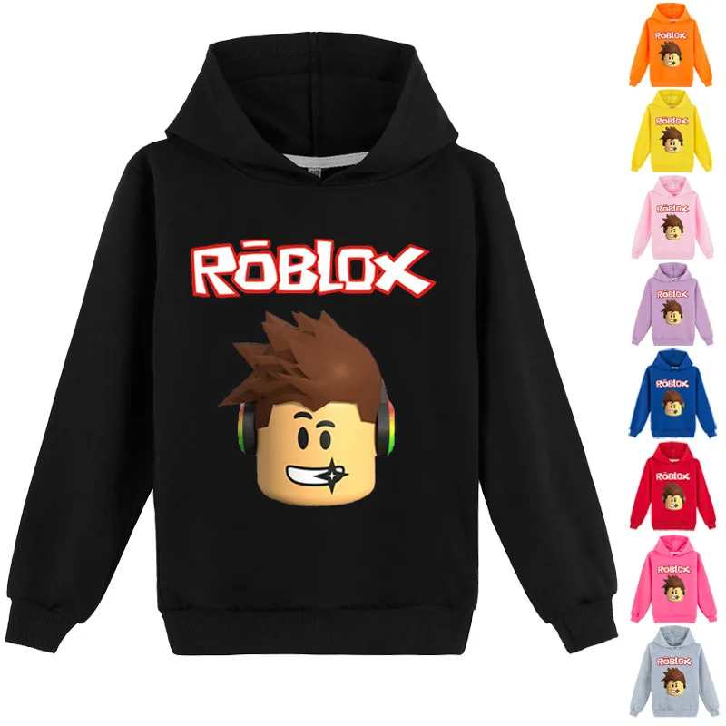 

Spring Autumn Kids Tops Clothes Game Print Sweatshirt Children Long Sleeve Hoodies