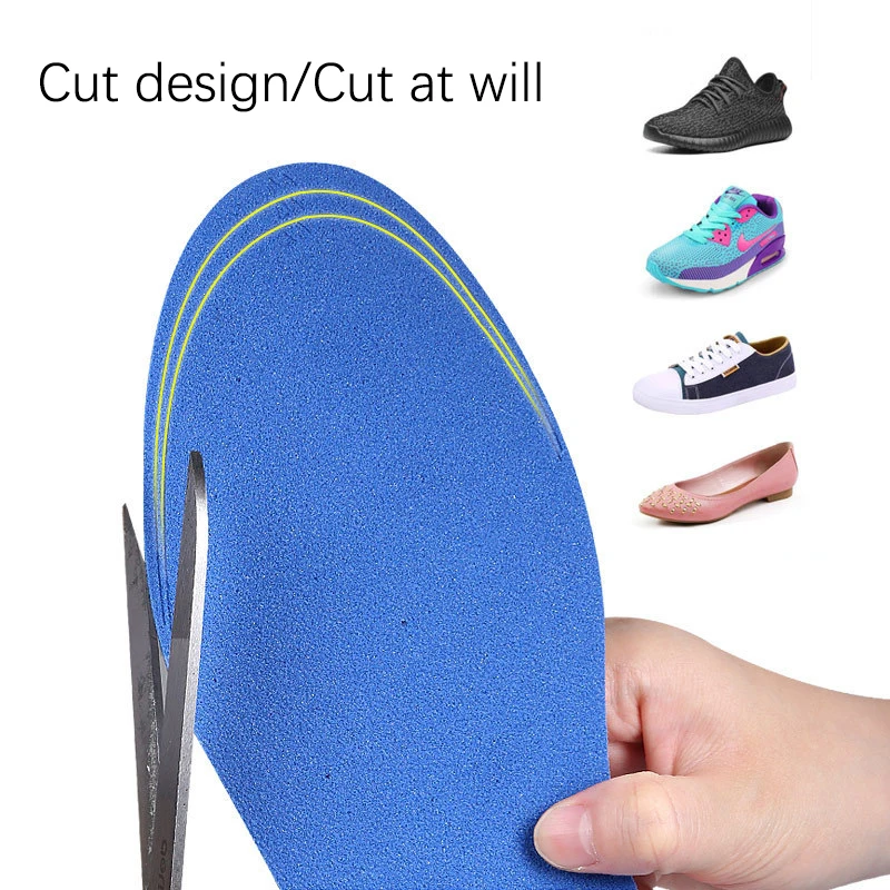 

Cotton Soft Athletic Insole Rebound Shock Absorbing Cuttable Casual Insole