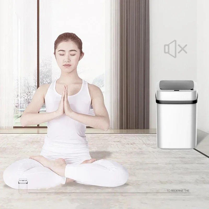 Мусорная корзина с умным датчиком для ванной и кухни