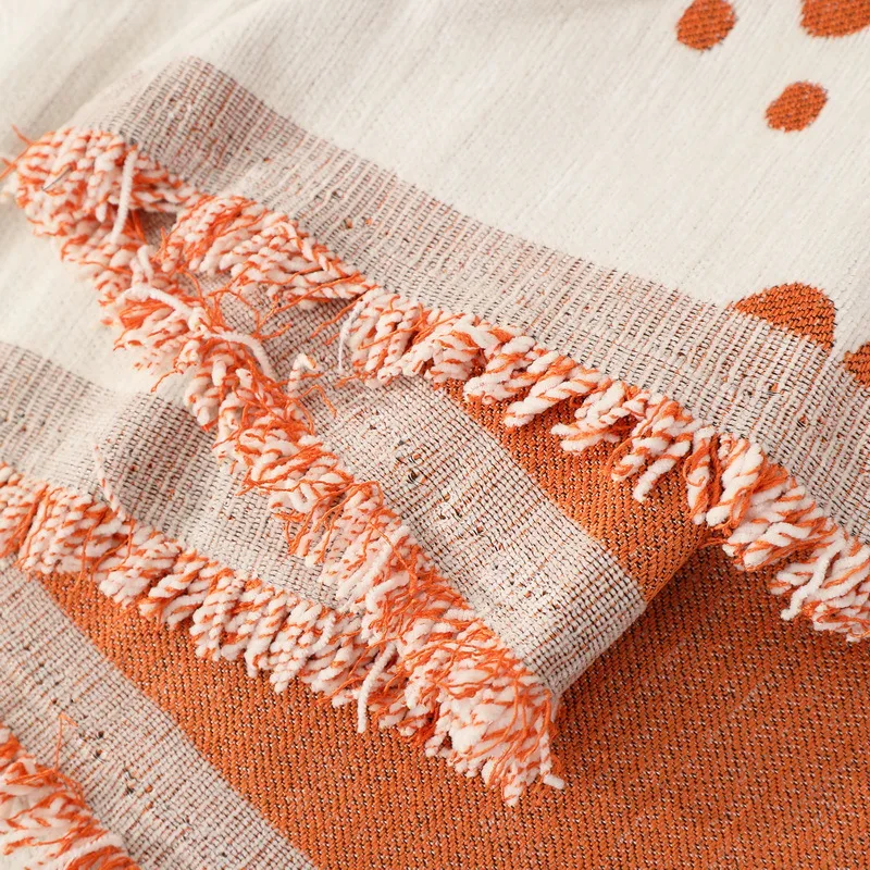 Новое простое полотенце для дивана 1/2/3/4-местное полиэстер хлопок геометрическое