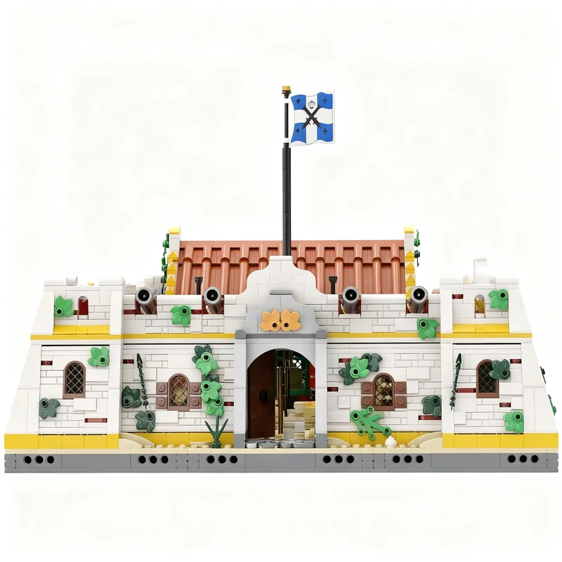 Фото 3292 детали MOC Замок Мартино - Модель пиратского замка в Бухте Моряка, строительные блоки, рождественские подарки, креативный набор для сборки, образовательный конструктор. №2