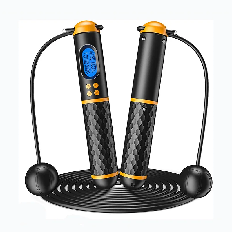 

Fitness Calorie Rope Women Kid Gym Weight Jump Lap Home Digital Time Smart Adjustable Men Cordless Counting Record Skipping Rope