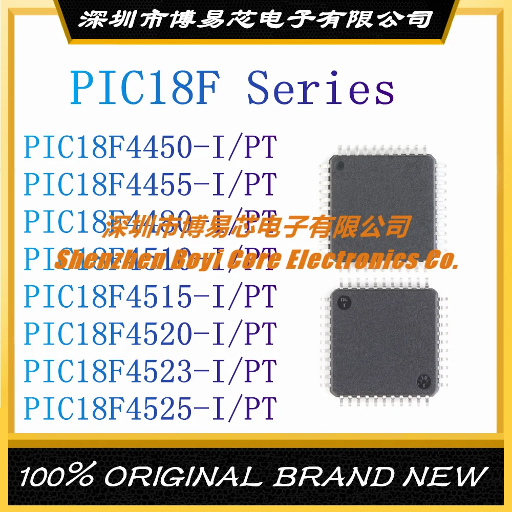 PIC18F4450-I PIC18F4455-I PIC18F4480-I PIC18F4510-I PIC18F4515-I PIC18F4520-I PIC18F4523-I PIC18F4525-I PT TQFP-44 MCU
