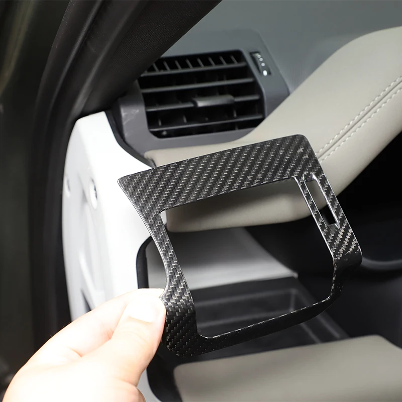 

Car Styling 2 Pcs For Land Rover Defender 110 130 20 -21 Real Carbon Fiber Side Ac Vent Frame Cover Trim Car Interior Accessorie
