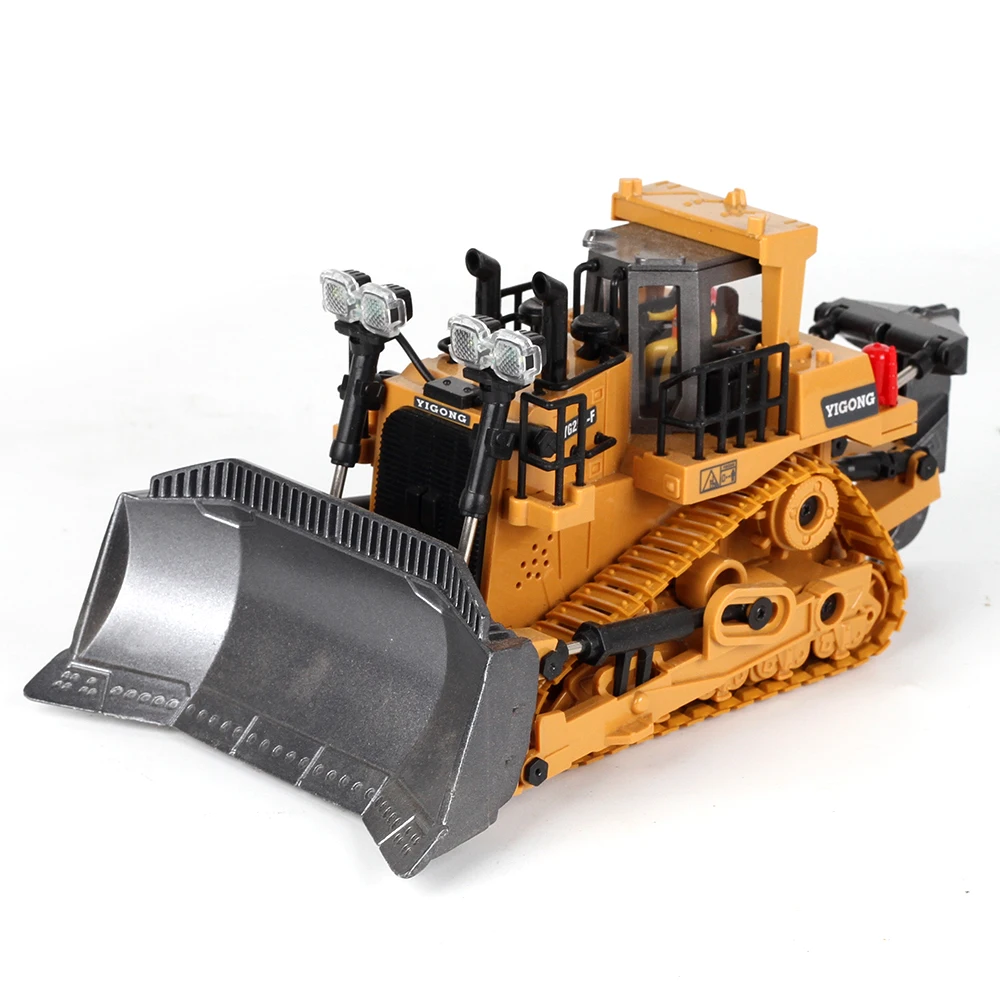 

1:24RC Bulldozer 2.4G RC Construction Vehicle Crawler Alloy Toy Boy Kids Gift Collection Ornaments Adult Emulation