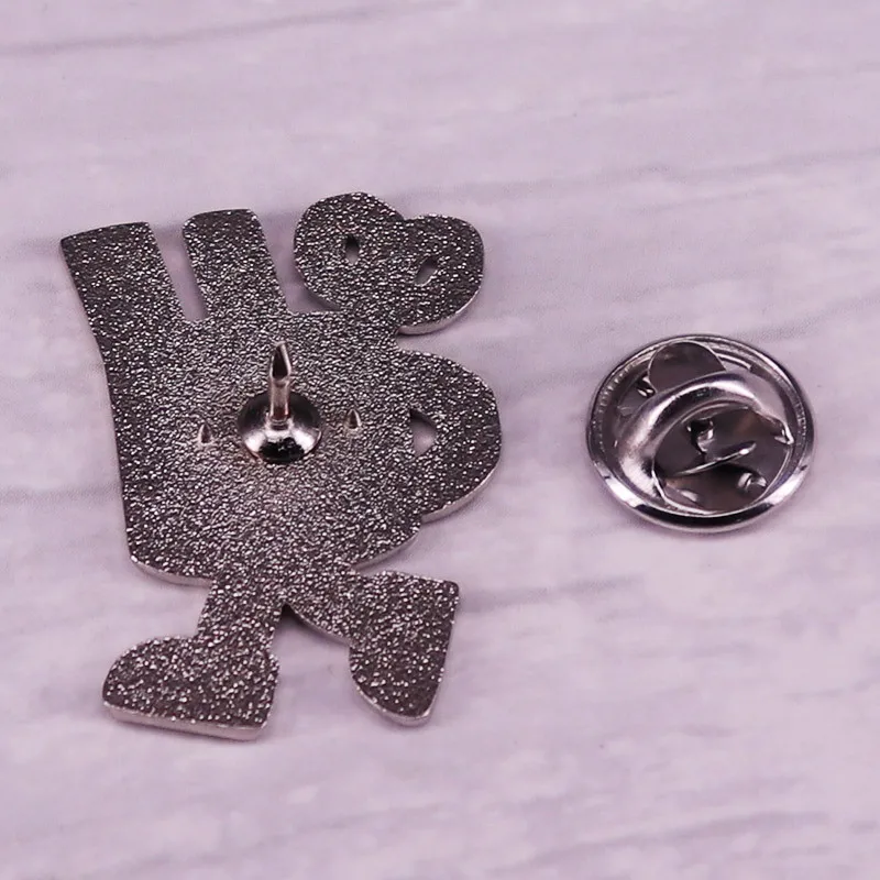 C2958 забавные канцелярские товары для ходьбы чашка хранения эмалированная брошь