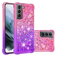 glitter transparent shockproof phone case for iphone 13 12 11 pro max xr x xs max 7 8 plus se 2020 soft tpu shining back cover