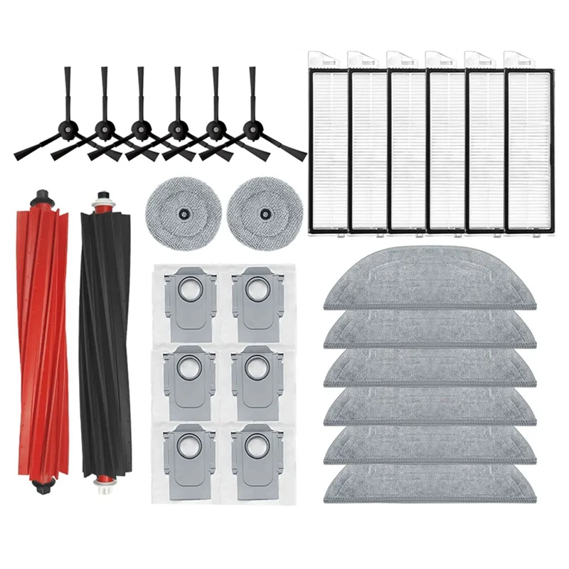 Для Roborock S8 Maxv Ultra робот-пылесос основная боковая щетка швабра HEPA-фильтры мешки для