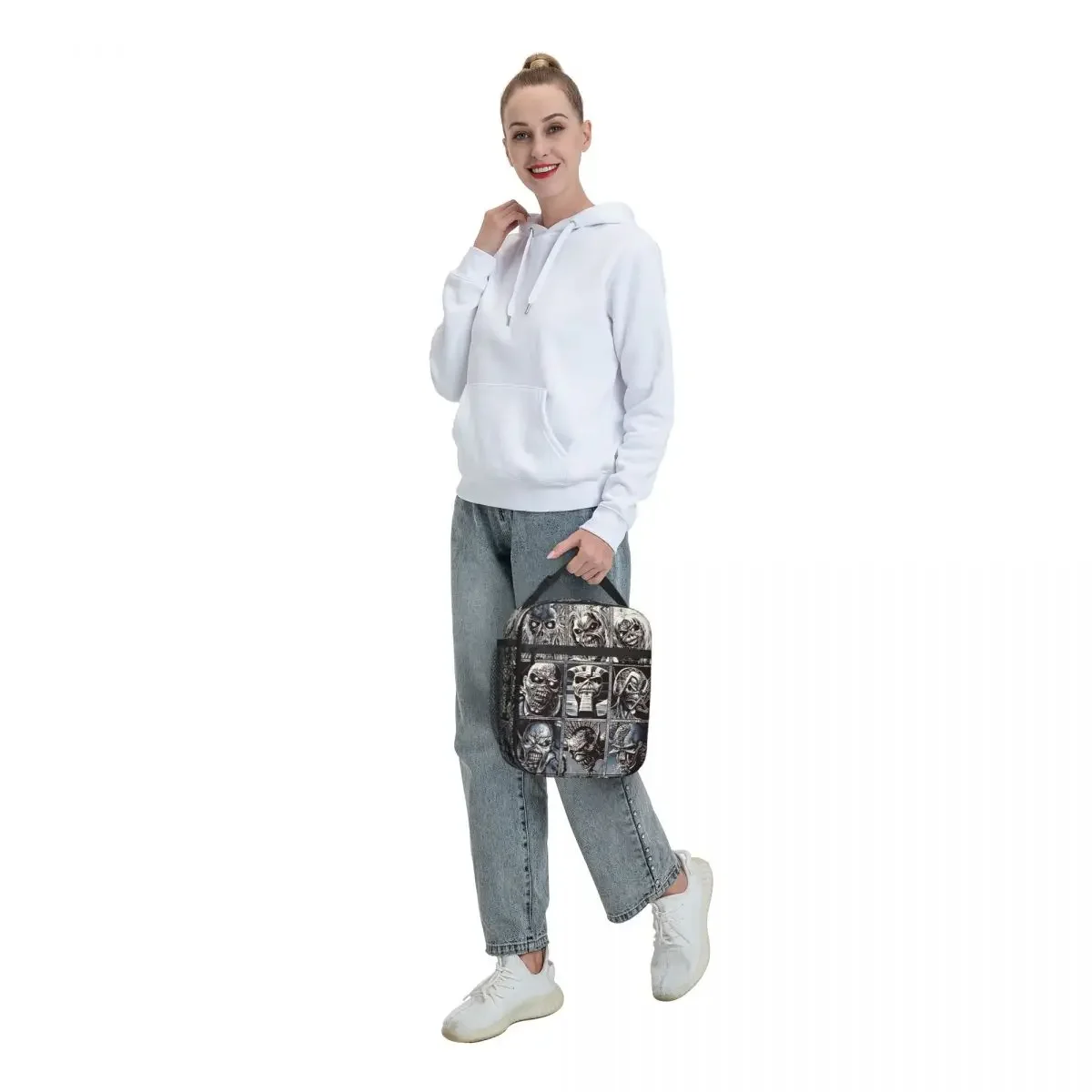 Сумка для ланча с железной лентой портативная Изолированная коробка детей