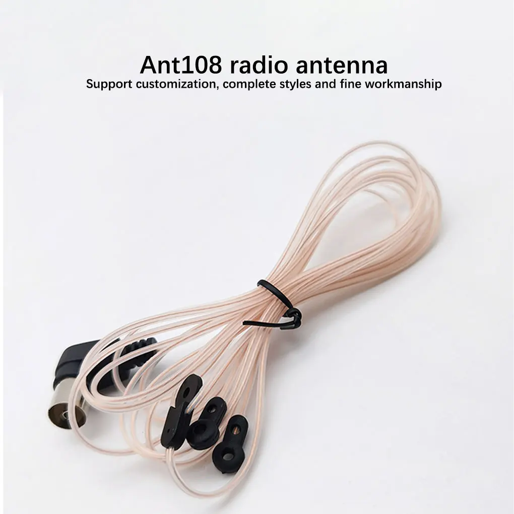 

Wide Range Indoor Use Radio Antenna 75 Ohm Home Power Amplifier Type F Male Adapter Connector Aerial Replacing Parts