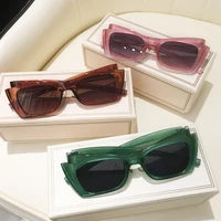 new irregular sunglasses for men and women retro personalized fashion luxury brand designer rectangular fashionable sun glasses