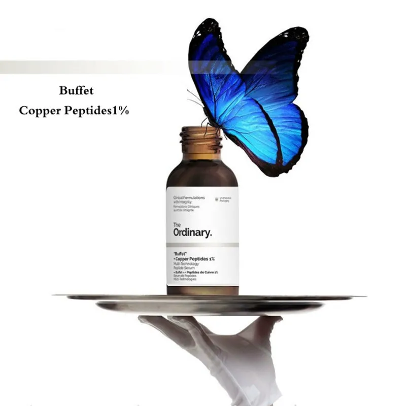 

Ordinary Buffet + Copper Peptide 1% Anti-aging Serum Anti-Wrinkle Lightens Fine Lines Soothes Redness Promote Collagen Firm Skin