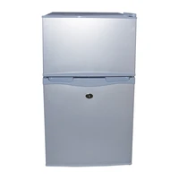 12v24v car dc refrigerator with lock freezer and refrigerator double door motorhome rv refrigerator