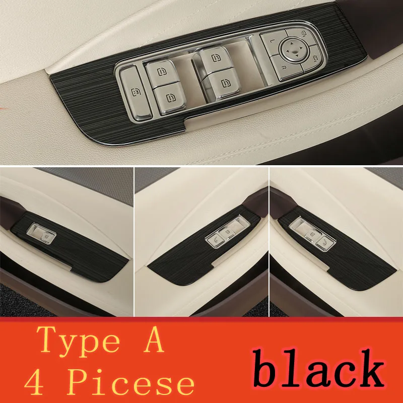 Для Hongqi H5 2023 2024 автомобильный подлокотник для двери окна переключатель управления переключателем крышка отделка Аксессуары для стайлинга автомобиля