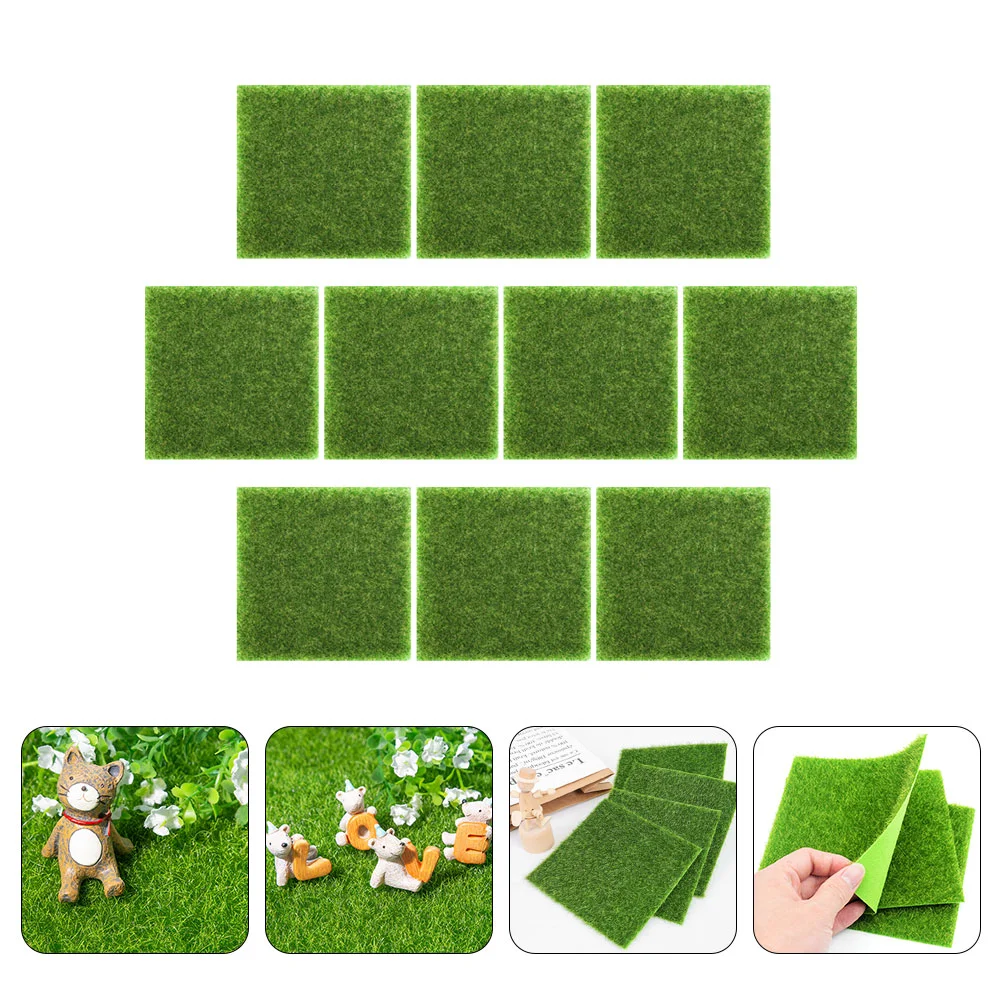 

Grass Artificial Moss Mat Rug Turf Fake Lawn Carpet Landscape Garden Diy Synthetic Green Fairy Mats Simulation Simulated Balcony