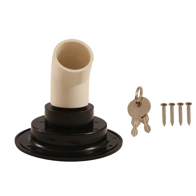 

RV Accessories Gravity Fresh Water Fill Hatch Inlet Filter Lockable For RV Boat Camper Trailer White Caravan Accessories