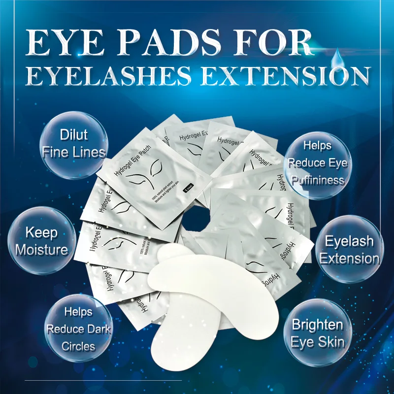 

50Pairs Eyelash Extension Eye Paper Patches Grafted Eye Stickers Eyelash Under Eye Pads Eyelash Extension Tools