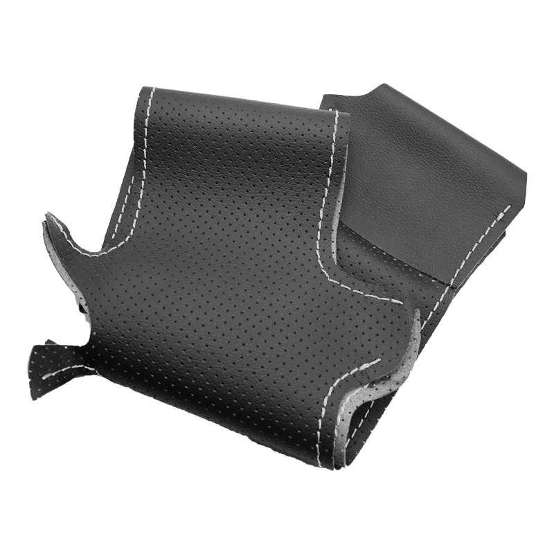 

Для Renault Megane 4 Kadjar Koleos Talisman Scenic 2016 2017, чехол на руль автомобиля, перфорированные кожаные аксессуары для интерьера