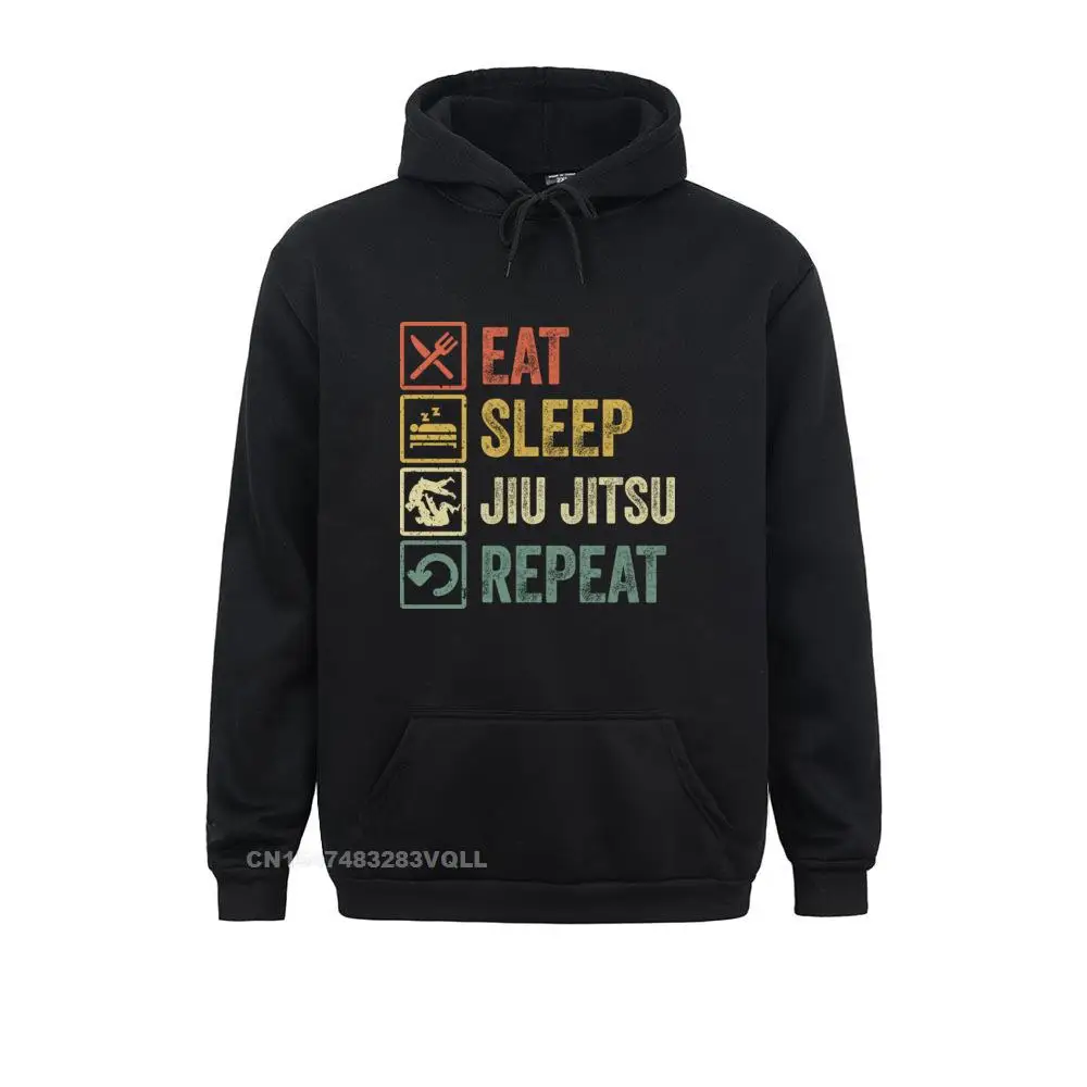 Funny Eat Sleep Jiu Jitsu Sweatshirts 2022 Popular Long Sleeve Normal Young Hoodies Street Hoods Summer