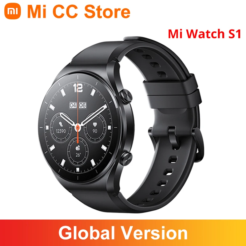 

Xiaomi Mi Watch S1 Smartwatch 1.43 Inch AMOLED Display 12 Days Battery Life Wireless Charging Bluetooth™ Answer Call Wrist Watch