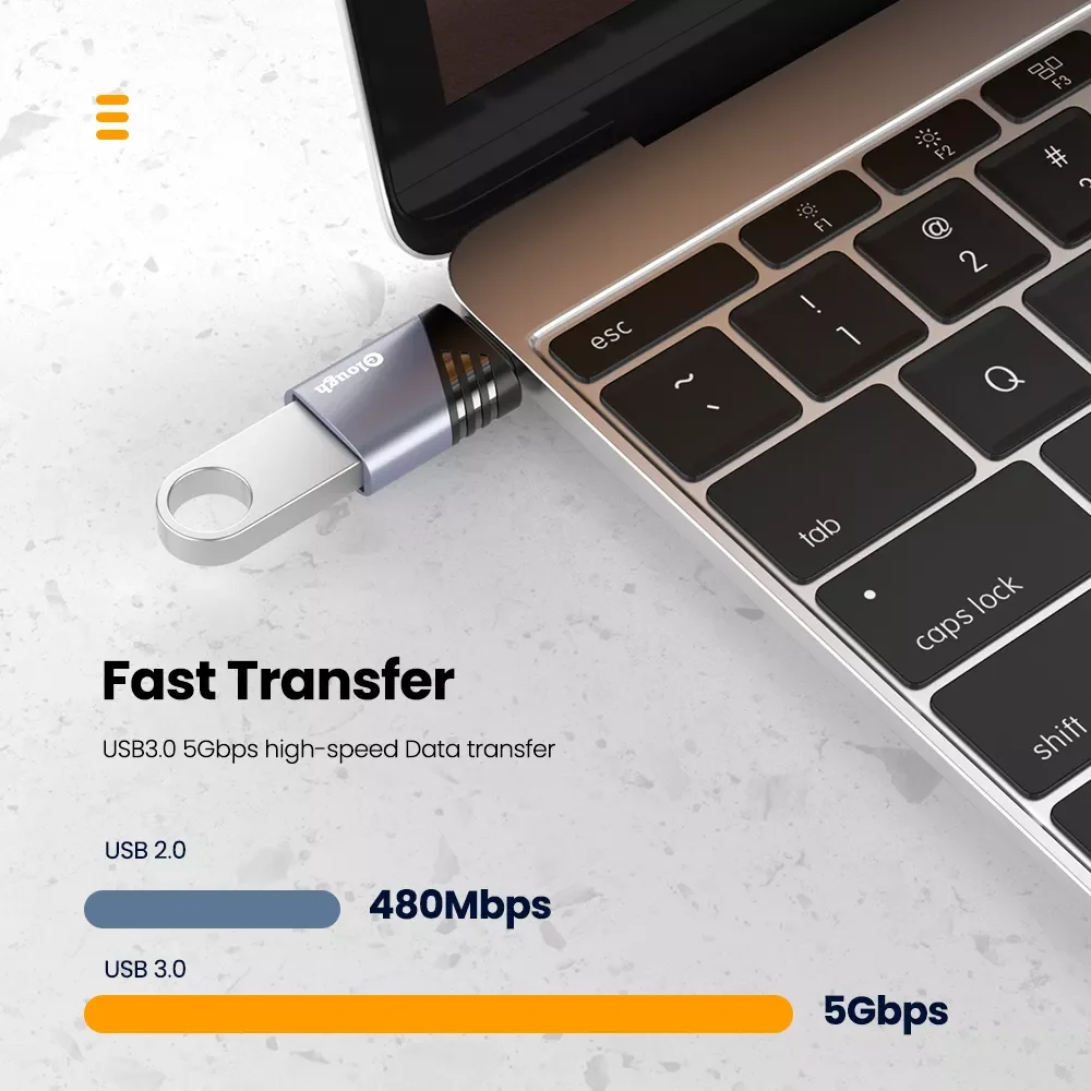 

USB 3.0 To Type C Adapter OTG To USB C USB-A Male To Micro USB Type-C Female Adaptador For Macbook POCO Adapters