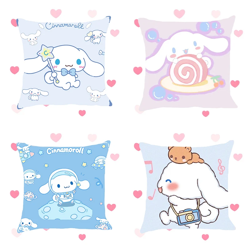 

Sanrioed Cinnamoroll декоративные подушки аниме Kawaii супер горячие хипстерские Чехлы для подушек фотодиван игрушка подарок для девушки